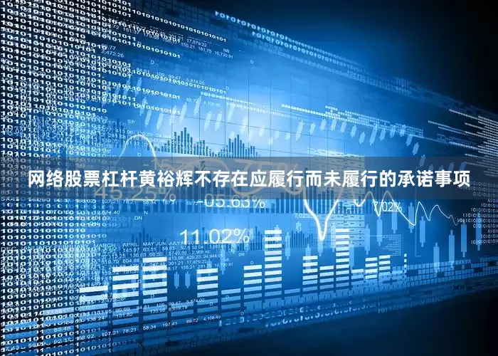 网络股票杠杆黄裕辉不存在应履行而未履行的承诺事项