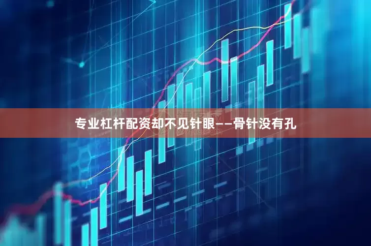 专业杠杆配资却不见针眼——骨针没有孔